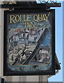 SS5533 : Rolle Quay Inn name sign, Barnstaple by Jaggery