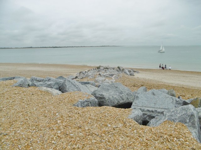 South Hayling, rock armour