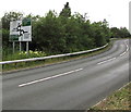 SO1009 : Directions sign alongside the A469 near Bute Town by Jaggery