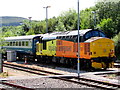 SO1107 : Colas Rail Freight Class 37 diesel locomotive in Rhymney by Jaggery