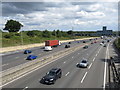 TQ4998 : M25 near Abridge by Malc McDonald