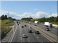 TQ4998 : M25 near Abridge by Malc McDonald