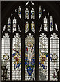 SP1114 : East window, Ss Peter & Paul church, Northleach by Julian P Guffogg