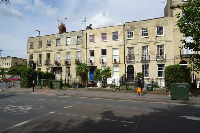 Regency houses on London Road