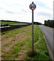 SS9271 : Reminder of the 30mph speed limit on the B4265 in Wick, Vale of Glamorgan by Jaggery