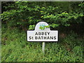 NT7562 : Village  name  sign by Martin Dawes