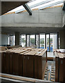 NH6645 : Offices under construction, Inverness Justice Centre by Craig Wallace