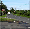 ST0169 : Happy Jakes direction sign, St Athan Road, Eglwys Brewis, Vale of Glamorgan by Jaggery