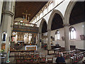 SE3132 : St Hilda, Cross Green - nave and rood screen by Stephen Craven