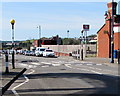 ST1166 : Zebra crossing on a hump, Station Approach Road, Barry Island by Jaggery