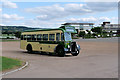 SO9524 : Heritage Bus at Cheltenham Racecourse by David Dixon