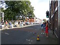 SJ9593 : Watching the Tour of Britain by Gerald England