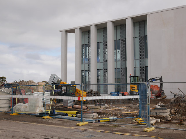 Inverness Justice Centre under construction