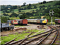 SP0229 : Class 26 Diesel approaching Winchcombe by David Dixon