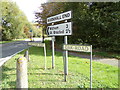 TL8316 : Roadsigns on Oak Road by Geographer