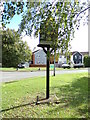 TL8316 : Rivenhall End Village sign by Geographer