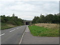 SP1399 : Slade Road under the M6 Toll Road - Roughley, West Midlands by Martin Richard Phelan