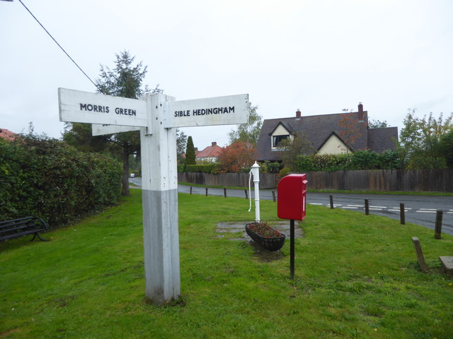 On the green at High Street Green