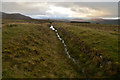 NH5789 : Artificial Drainage Ditch, Strath Carron, Ross-shire by Andrew Tryon