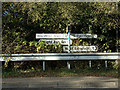 TL9525 : Signpost on Halstead Road by Geographer