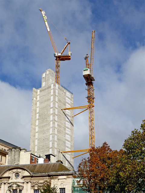 New tower block in Birmingham