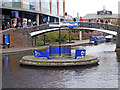 SP0586 : Canal traffic island at Deep Cuttings Junction, Birmingham by Roger  D Kidd