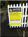 TL7720 : Sign at Cressing Railway Station by Geographer