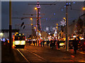 SD3035 : Illuminated Tram, Blackpool Promenade by David Dixon