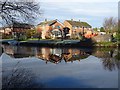 SO8171 : Houses beside the Staffordshire and Worcestershire Canal by Philip Halling