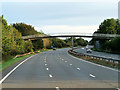 NS3241 : Footbridge over the A78 at Castlepark by David Dixon