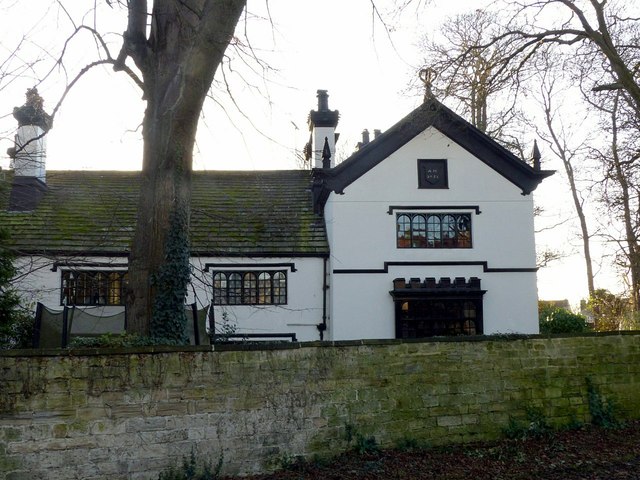 Hillam Hall, west wing