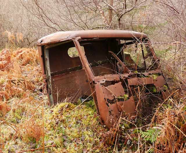 Old truck, Teanacoil Sawmill