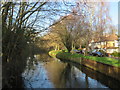 TQ2669 : River Wandle near Merton by Malc McDonald