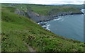 SN1248 : Pembrokeshire coastline at Gernos by Mat Fascione