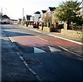 ST4888 : Church Road speed bump, Caldicot by Jaggery