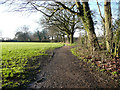 TL2419 : Public footpath off Spinney Lane, Knebworth by Humphrey Bolton