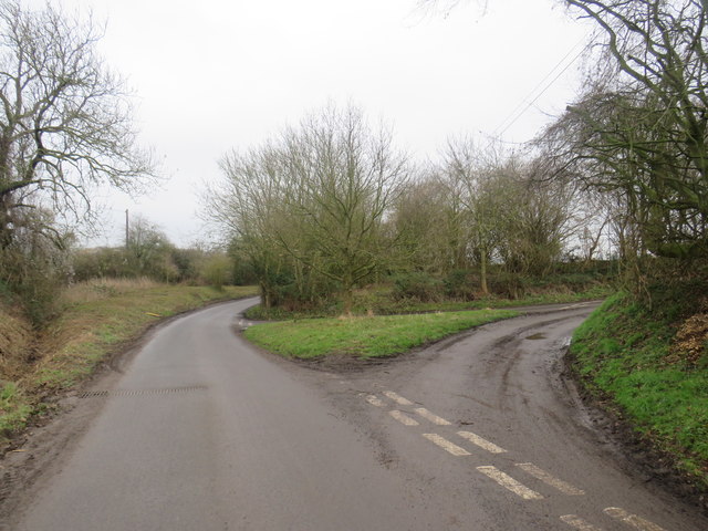 Road junction near Manuden