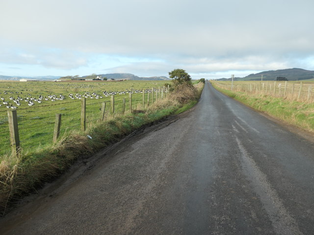 18 metre spot height on the road from Loaningfoot