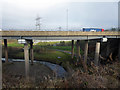 SP0294 : M6 crossing the River Tame by Chris Allen