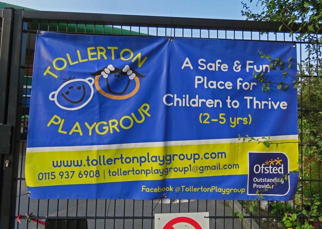 Signs outside Tollerton Primary School 0004