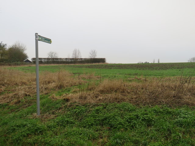 Public footpath, Anstey