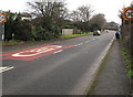 SO2814 : Start of the 30 zone at the western edge of Abergavenny by Jaggery