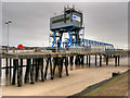 SD3448 : Disused Landing Stages, ABP Fleetwood Ferry Terminal by David Dixon