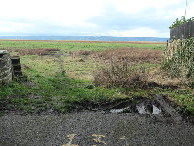 The end of the road at Gayton Cottage