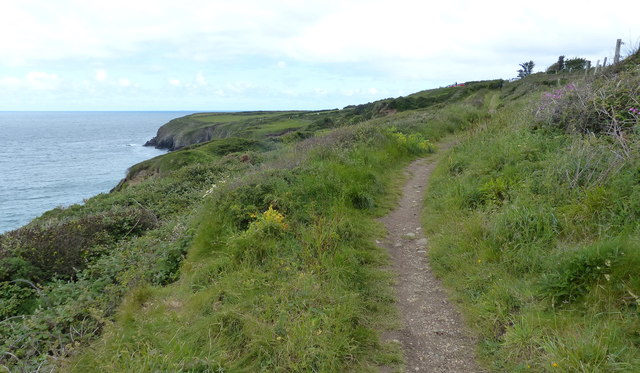 Pembrokeshire Coast Path at Caerfai Bay