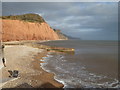 SY1287 : Jurassic coastline, Sidmouth by Chris Allen