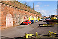 NZ2563 : Railway arches on north side of A184 by Trevor Littlewood