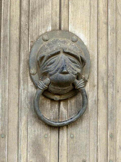 Knocker, Brazenose College Gate, St Paul's Street, Stamford