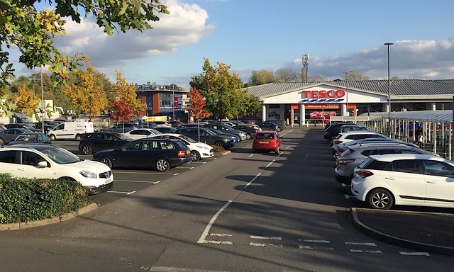 The building on Tescos car park is looking more finished, Warwick