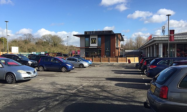 There's the logo so it must be real  McDonald's at Tesco, Warwick